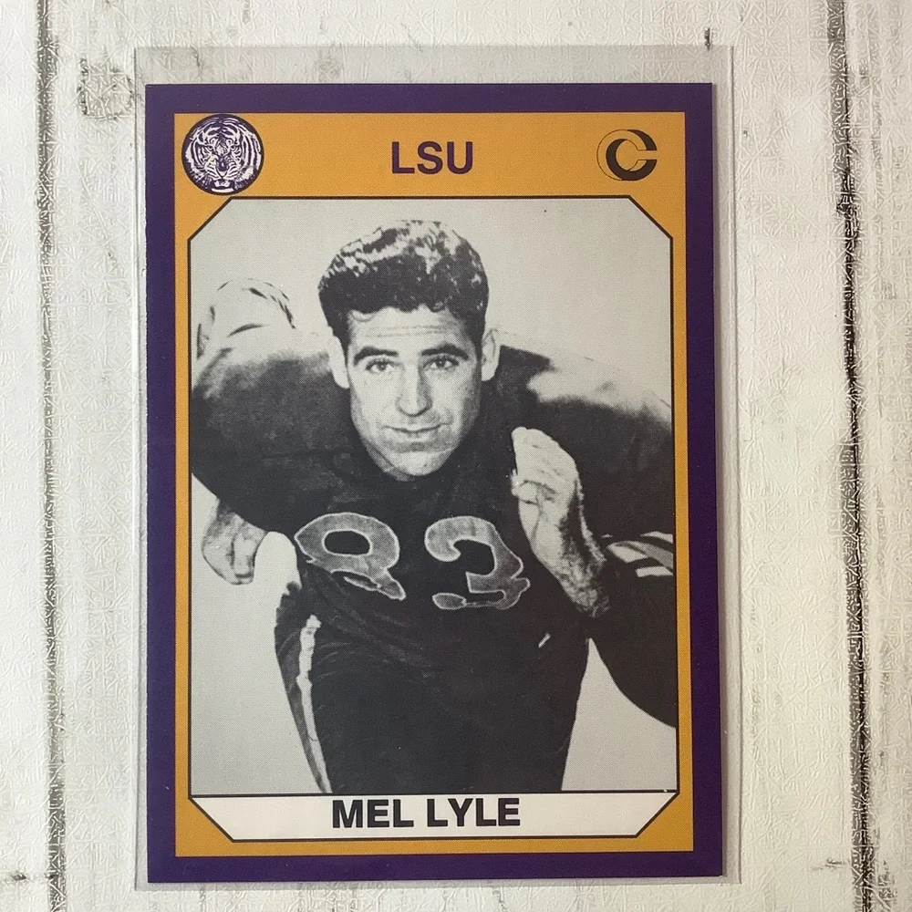 Mel Lyle LSU Tigers 1990 Card #93 El Dorado Arkansas